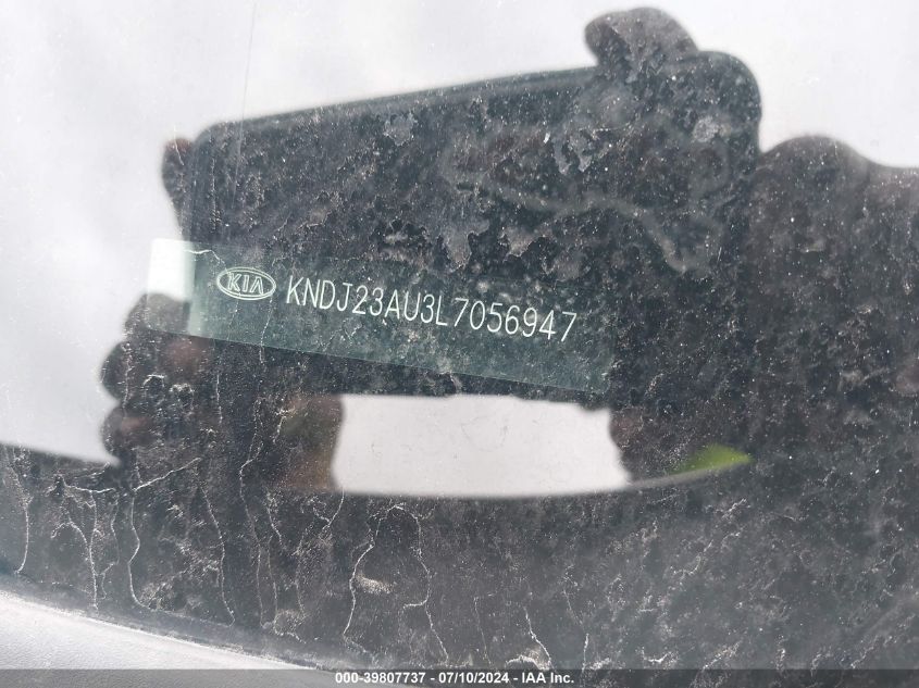 2020 Kia Soul Lx/X Line/S VIN: KNDJ23AU3L7056947 Lot: 39807737