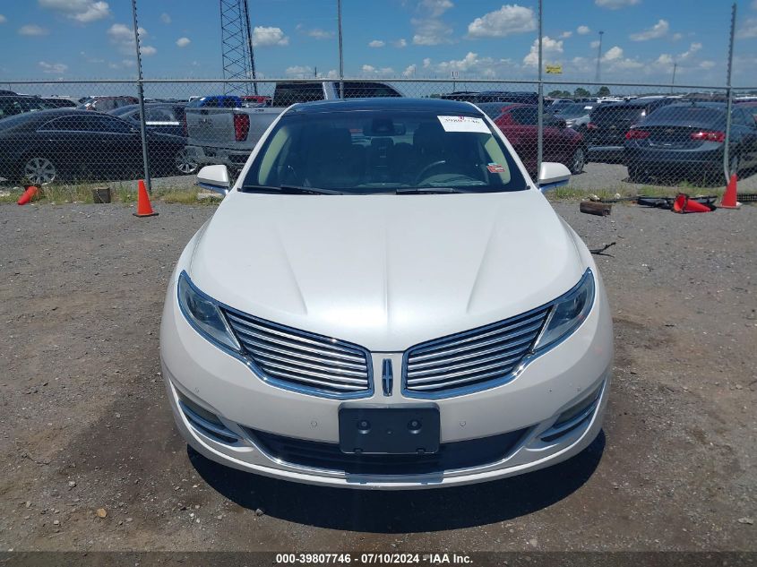 2013 Lincoln Mkz VIN: 3LN6L2J96DR824631 Lot: 39807746