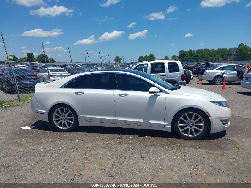 2013 Lincoln Mkz VIN: 3LN6L2J96DR824631 Lot: 39807746