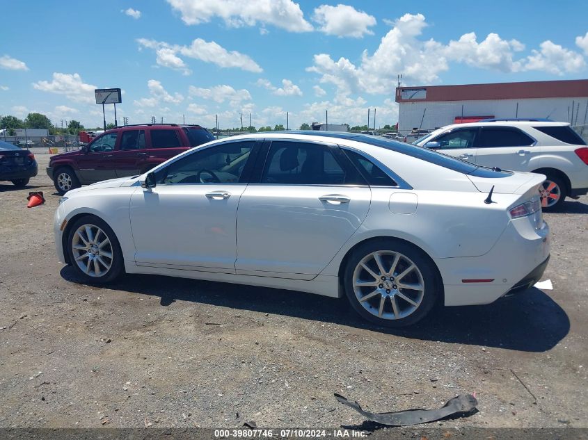 2013 Lincoln Mkz VIN: 3LN6L2J96DR824631 Lot: 39807746