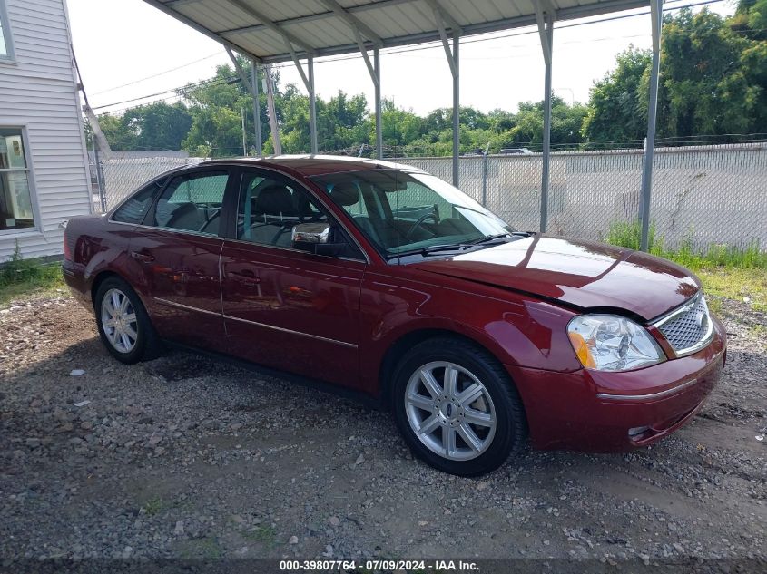 2006 Ford Five Hundred Limited VIN: 1FAHP25186G125801 Lot: 39807764