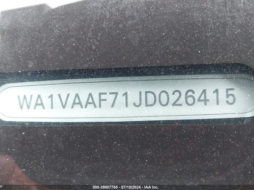 2018 AUDI Q7 3.0T PREMIUM - WA1VAAF71JD026415