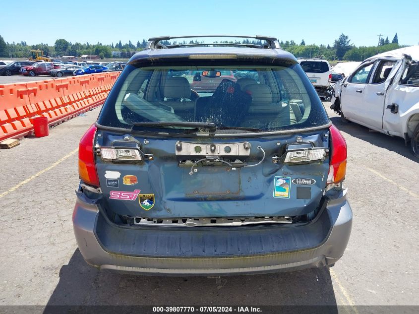 2005 Subaru Outback 3.0R L.l. Bean Edition VIN: 4S4BP86C454338971 Lot: 39807770