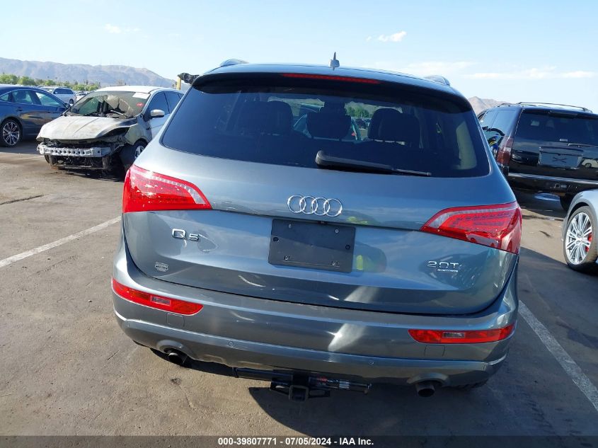 2012 Audi Q5 2.0T Premium VIN: WA1LFAFP9CA052256 Lot: 39807771