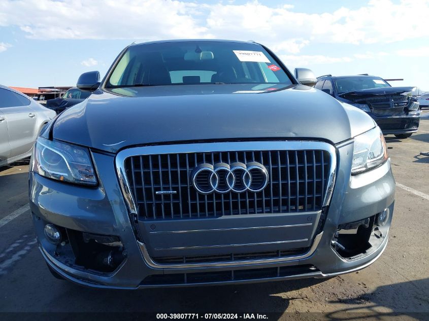2012 Audi Q5 2.0T Premium VIN: WA1LFAFP9CA052256 Lot: 39807771