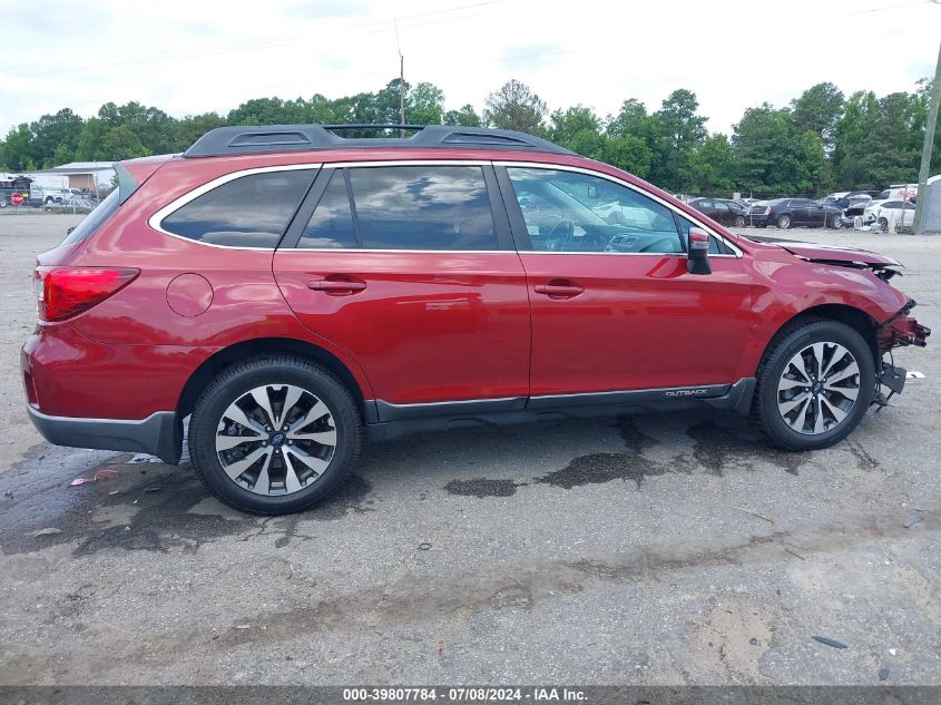 2015 Subaru Outback 2.5I Limited VIN: 4S4BSBNC0F3240704 Lot: 39807784