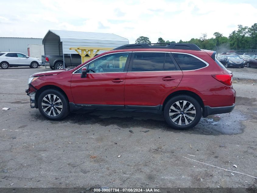 2015 Subaru Outback 2.5I Limited VIN: 4S4BSBNC0F3240704 Lot: 39807784