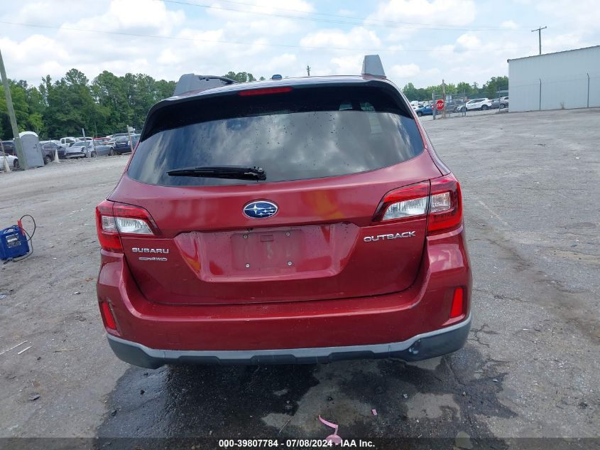 2015 Subaru Outback 2.5I Limited VIN: 4S4BSBNC0F3240704 Lot: 39807784