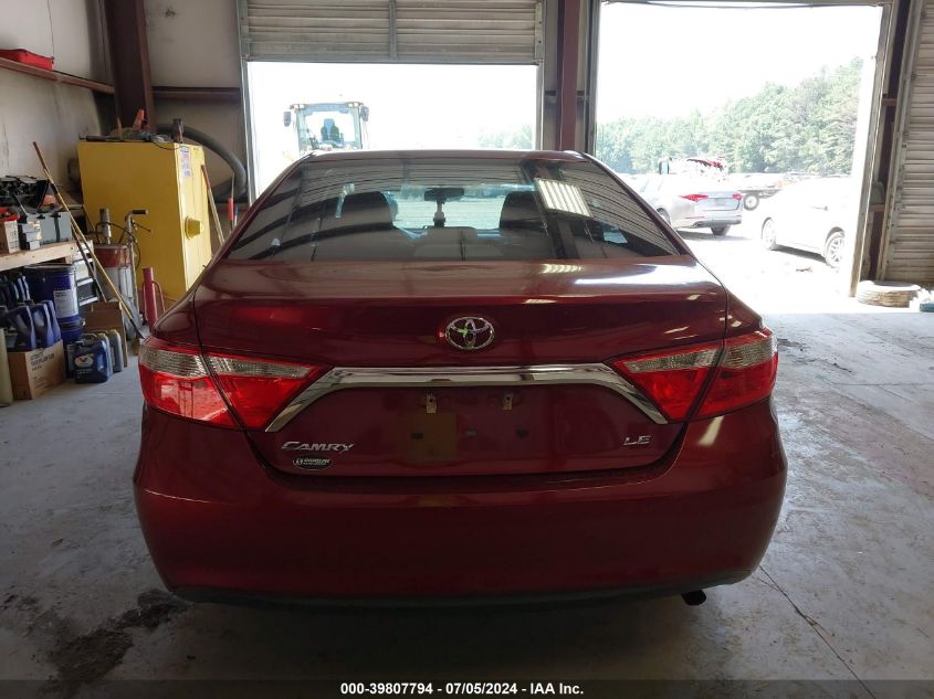 2015 Toyota Camry Le VIN: 4T1BF1FK3FU922362 Lot: 39807794