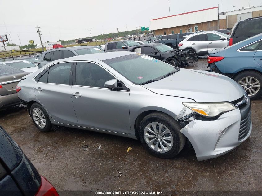 2015 Toyota Camry Le VIN: 4T1BF1FK5FU885296 Lot: 39807807