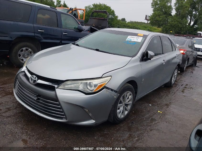 2015 Toyota Camry Le VIN: 4T1BF1FK5FU885296 Lot: 39807807