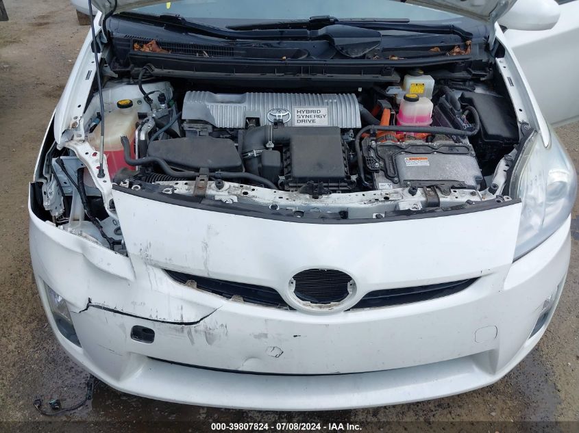 2011 Toyota Prius Two VIN: JTDKN3DU6B0293382 Lot: 39807824