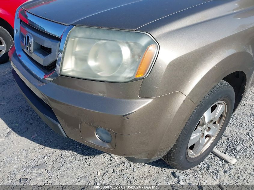 2010 Honda Pilot Ex-L VIN: 5FNYF3H67AB015142 Lot: 39807832