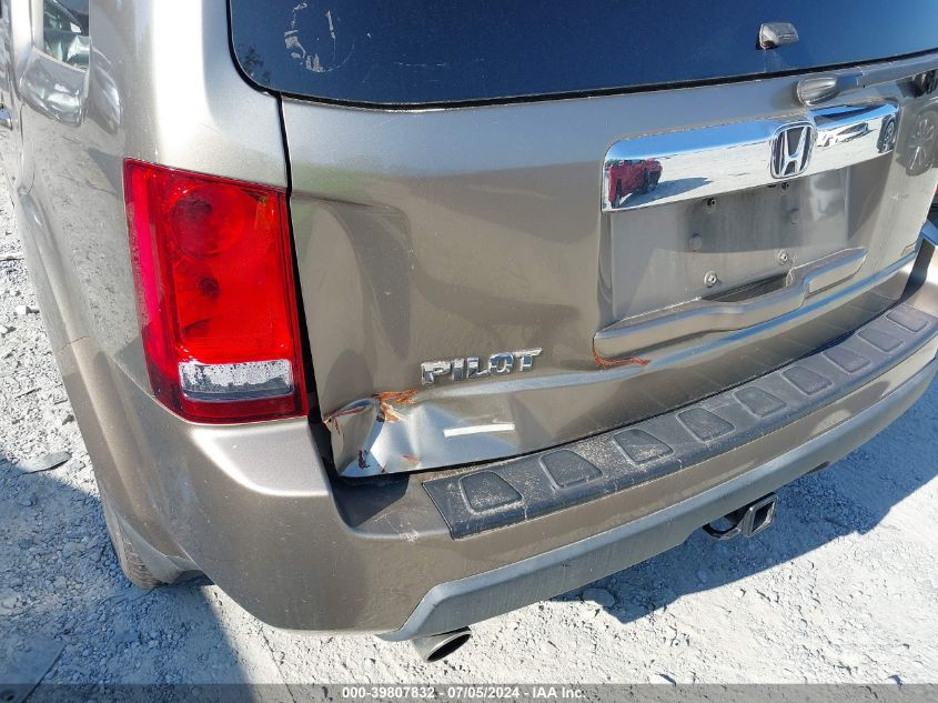 2010 Honda Pilot Ex-L VIN: 5FNYF3H67AB015142 Lot: 39807832