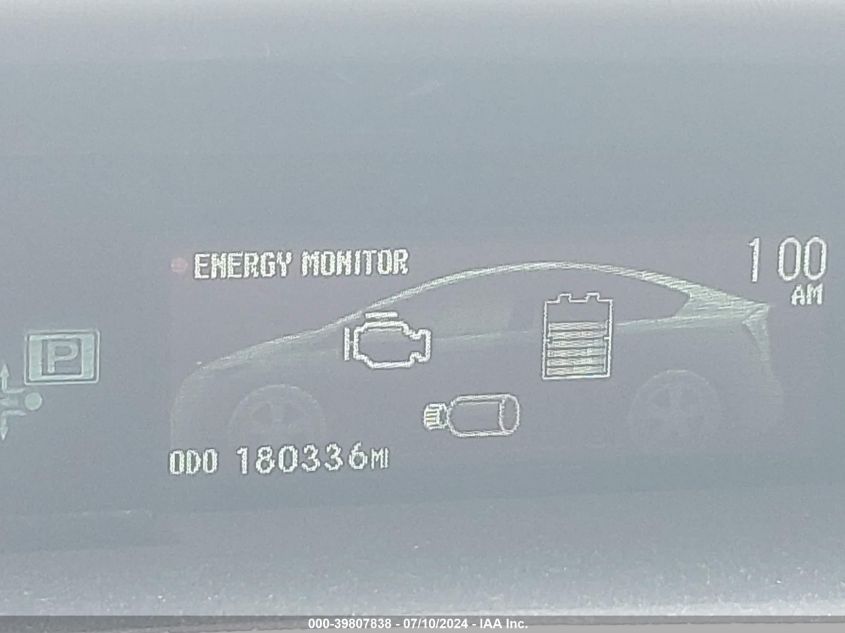 2014 Toyota Prius Three VIN: JTDKN3DU7E1776345 Lot: 39807838