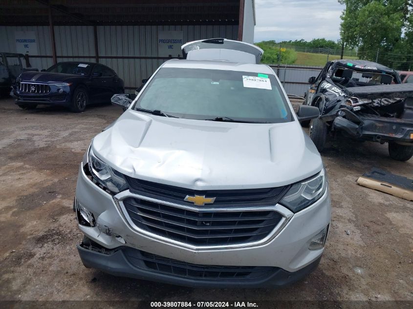 2018 Chevrolet Equinox Ls VIN: 3GNAXHEV4JL130183 Lot: 39807884