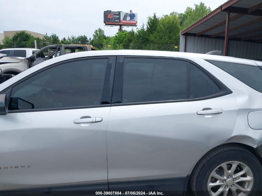 2018 Chevrolet Equinox Ls VIN: 3GNAXHEV4JL130183 Lot: 39807884