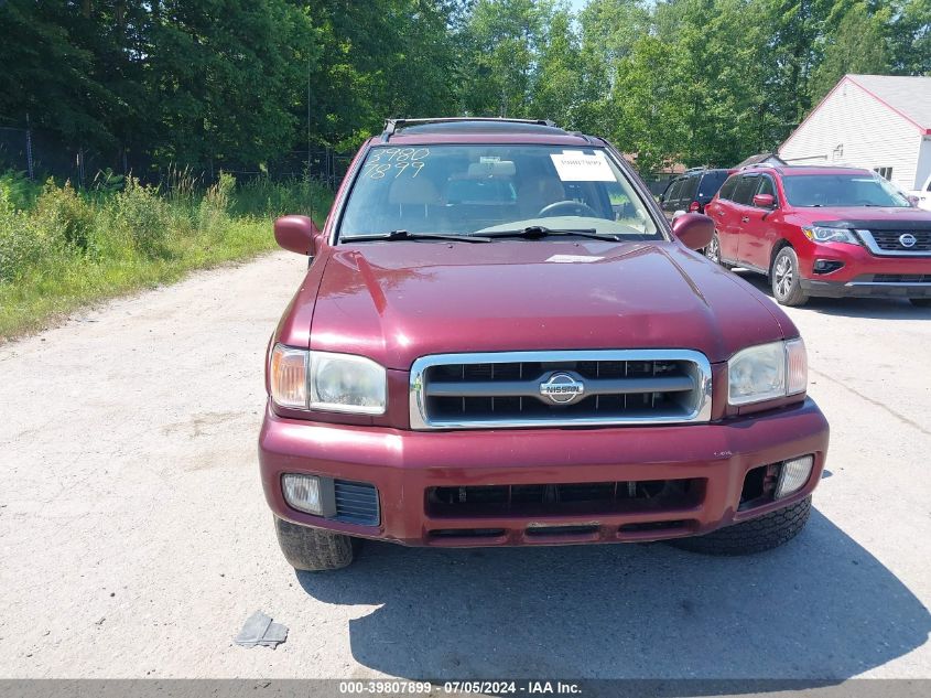 JN8DR09Y91W605301 2001 Nissan Pathfinder Le