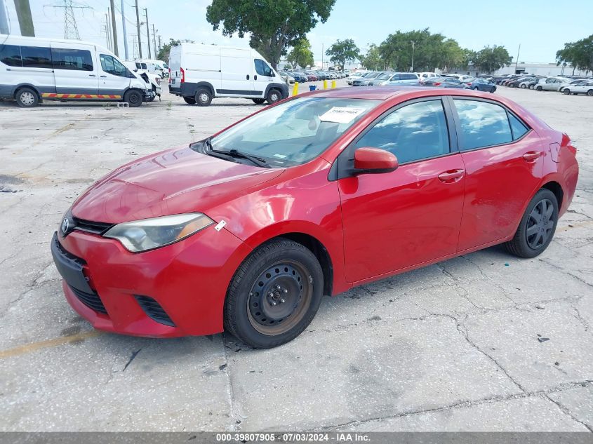 2014 TOYOTA COROLLA LE - 2T1BURHE7EC078404