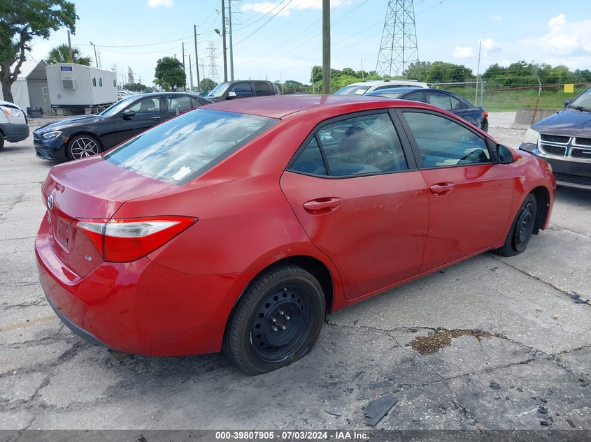 2014 TOYOTA COROLLA LE - 2T1BURHE7EC078404