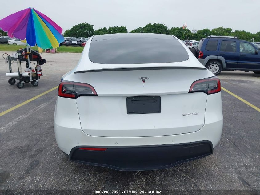 2021 Tesla Model Y VIN: 5YJYGDEF0MF258819 Lot: 39807923