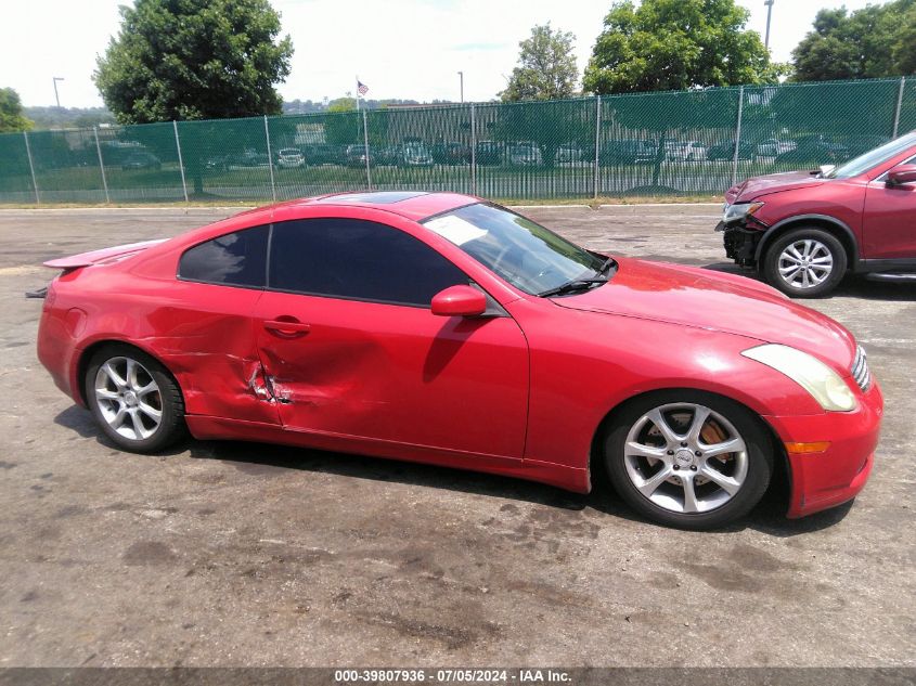 2004 Infiniti G35 VIN: JNKCV54E34M306883 Lot: 39807936