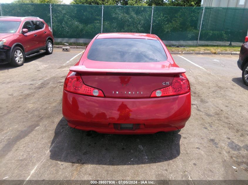 2004 Infiniti G35 VIN: JNKCV54E34M306883 Lot: 39807936