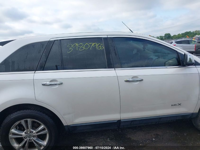 2010 Lincoln Mkx VIN: 2LMDJ8JC3ABJ05346 Lot: 39807960