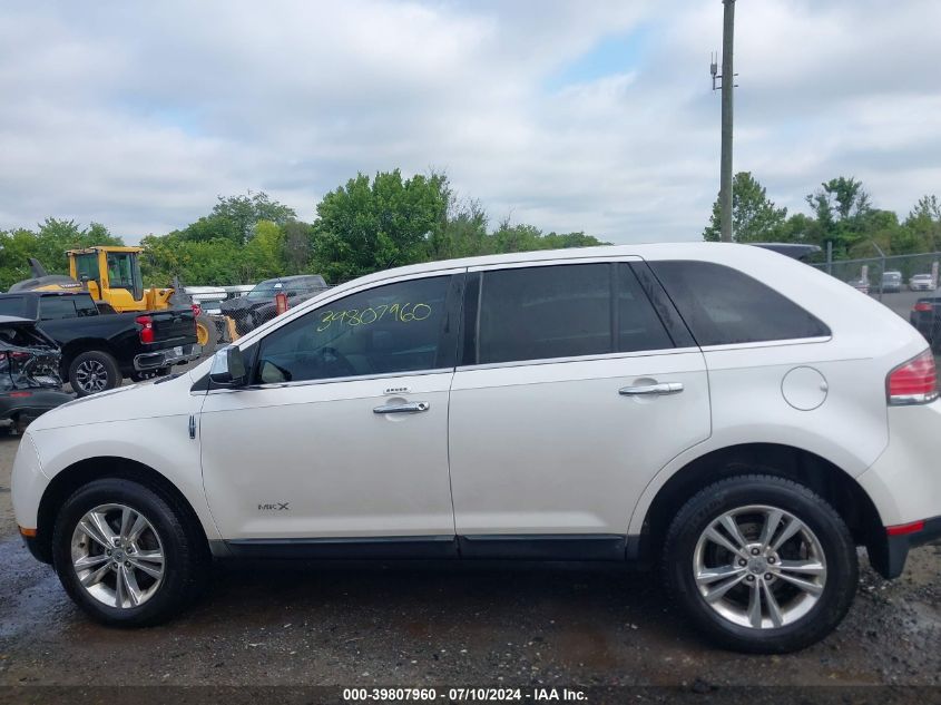 2010 Lincoln Mkx VIN: 2LMDJ8JC3ABJ05346 Lot: 39807960