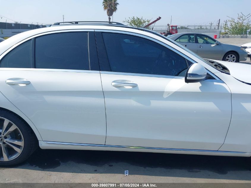 2017 Mercedes-Benz C 300 Luxury/Sport VIN: 55SWF4JB1HU215172 Lot: 39807991