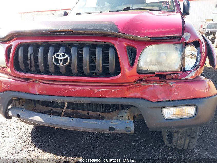 2004 Toyota Tacoma Prerunner V6 VIN: 5TEGN92NX4Z443405 Lot: 39808000