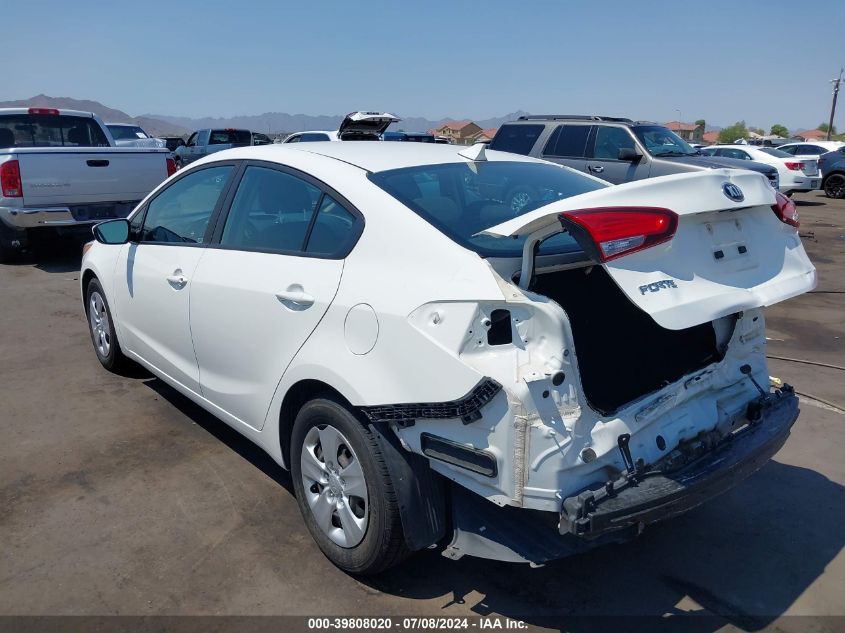 2017 Kia Forte Lx VIN: 3KPFK4A76HE153492 Lot: 39808020