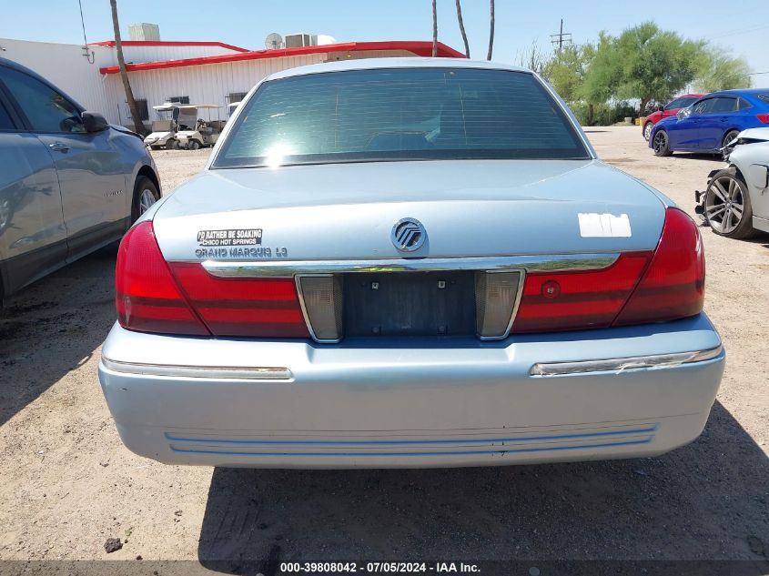 2004 Mercury Grand Marquis Ls VIN: 2MEFM75W74X660496 Lot: 39808042