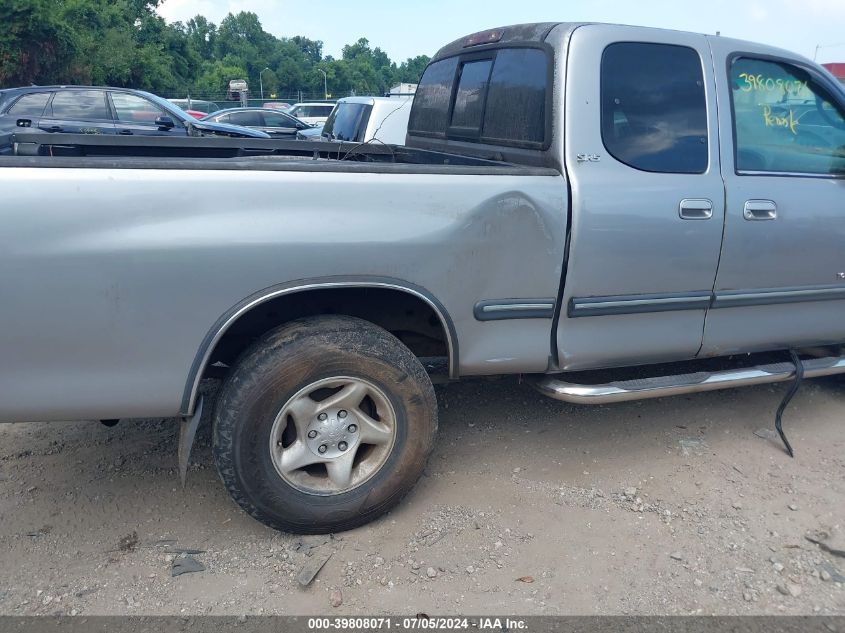 2002 Toyota Tundra Sr5 V8 VIN: 5TBRT341X2S255721 Lot: 39808071