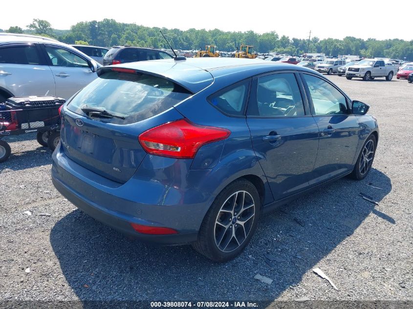 2018 Ford Focus Sel VIN: 1FADP3M27JL319766 Lot: 39808074