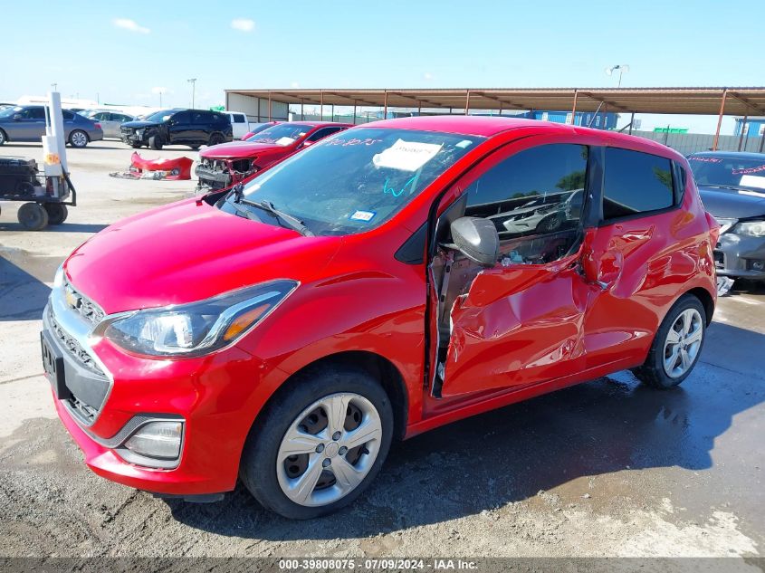 2019 Chevrolet Spark Ls Cvt VIN: KL8CB6SA6KC704441 Lot: 39808075