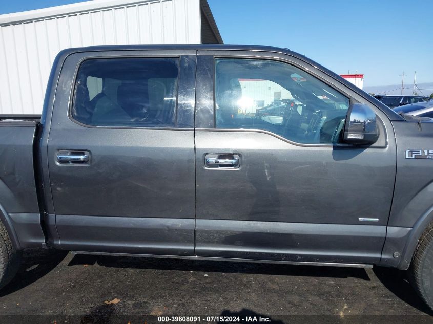 2016 Ford F-150 Platinum VIN: 1FTEW1EG7GFA14551 Lot: 39808091