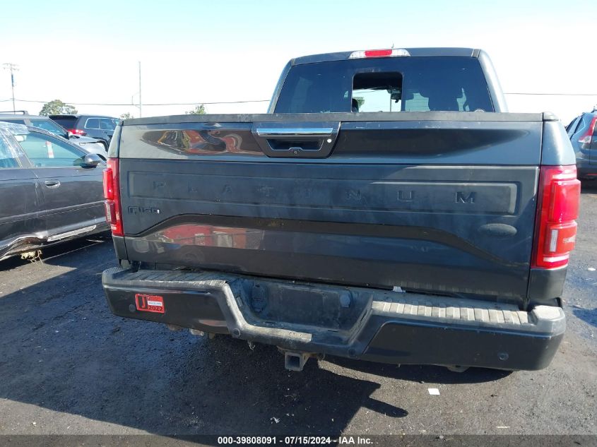 2016 Ford F-150 Platinum VIN: 1FTEW1EG7GFA14551 Lot: 39808091