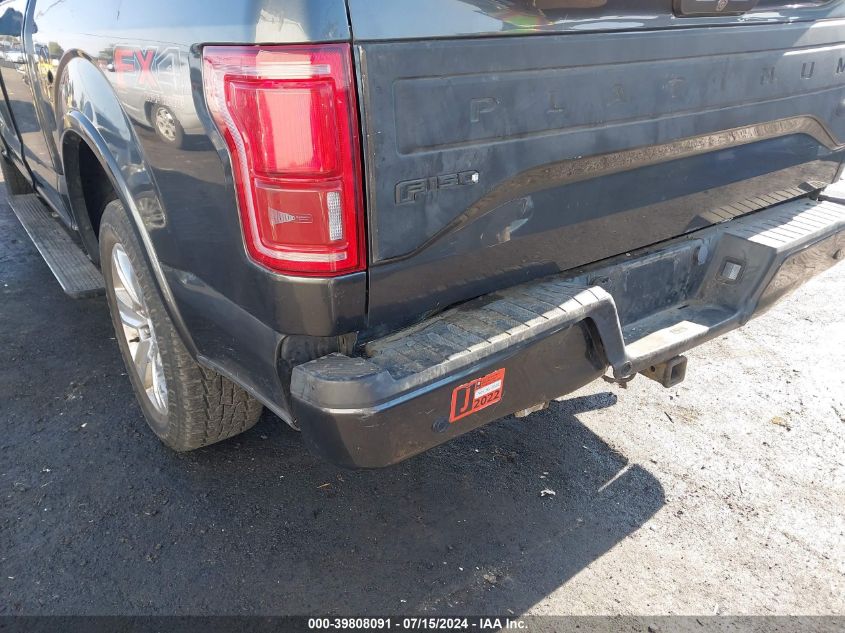 2016 Ford F-150 Platinum VIN: 1FTEW1EG7GFA14551 Lot: 39808091