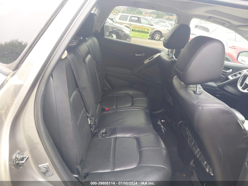 2011 Nissan Murano Sl VIN: JN8AZ1MW1BW150184 Lot: 39808114