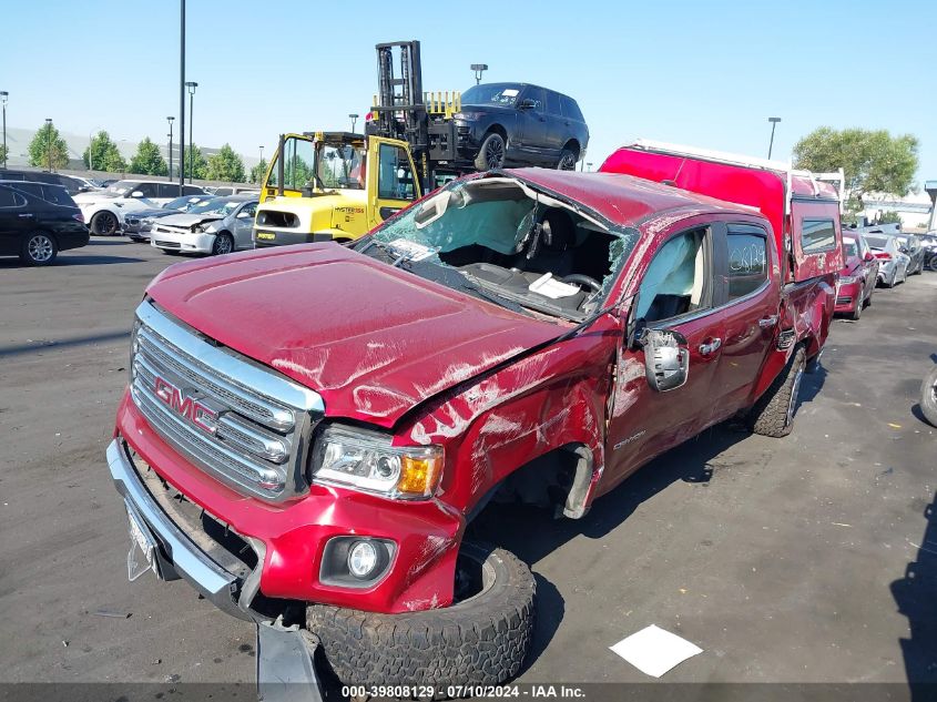 2016 GMC Canyon Slt VIN: 1GTG5DE31G1110571 Lot: 39808129