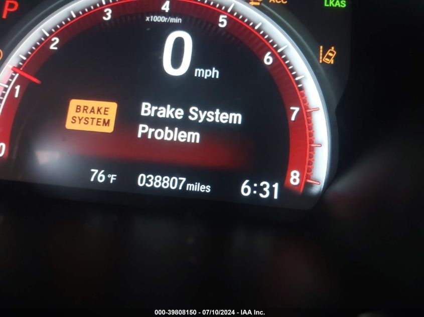 2020 Honda Civic Sport VIN: 2HGFC2F81LH517044 Lot: 39808150