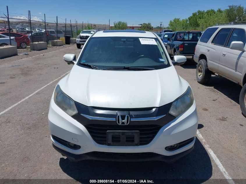 2016 Honda Hr-V Ex VIN: 3CZRU5H5XGM744408 Lot: 39808154