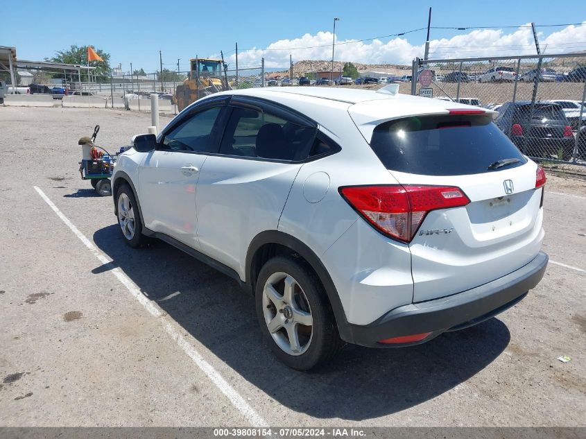 2016 Honda Hr-V Ex VIN: 3CZRU5H5XGM744408 Lot: 39808154