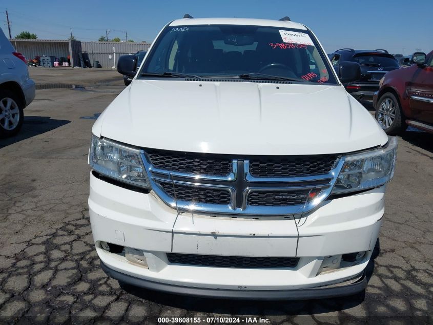 2016 Dodge Journey Se VIN: 3C4PDCAB9GT182430 Lot: 39808155