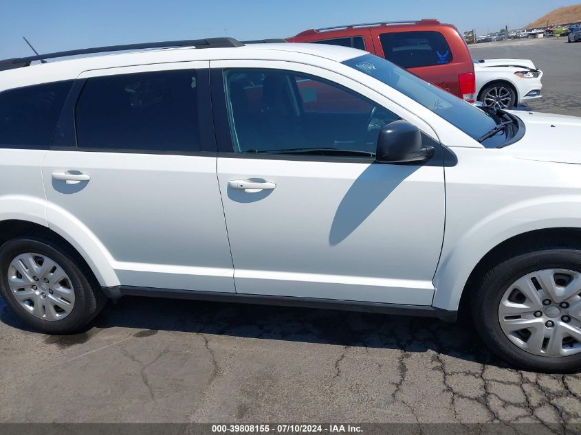 2016 Dodge Journey Se VIN: 3C4PDCAB9GT182430 Lot: 39808155