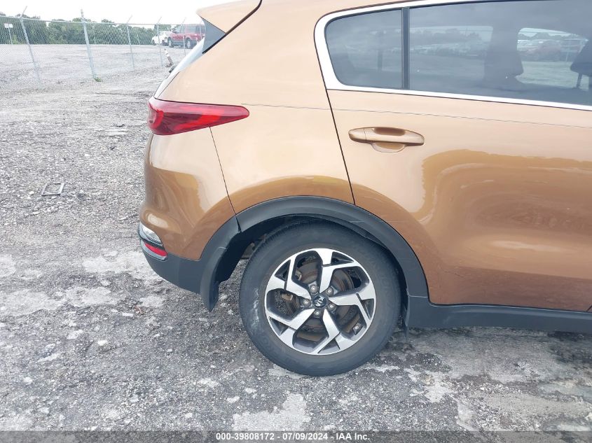 2021 Kia Sportage Lx VIN: KNDPM3AC9M7925046 Lot: 39808172