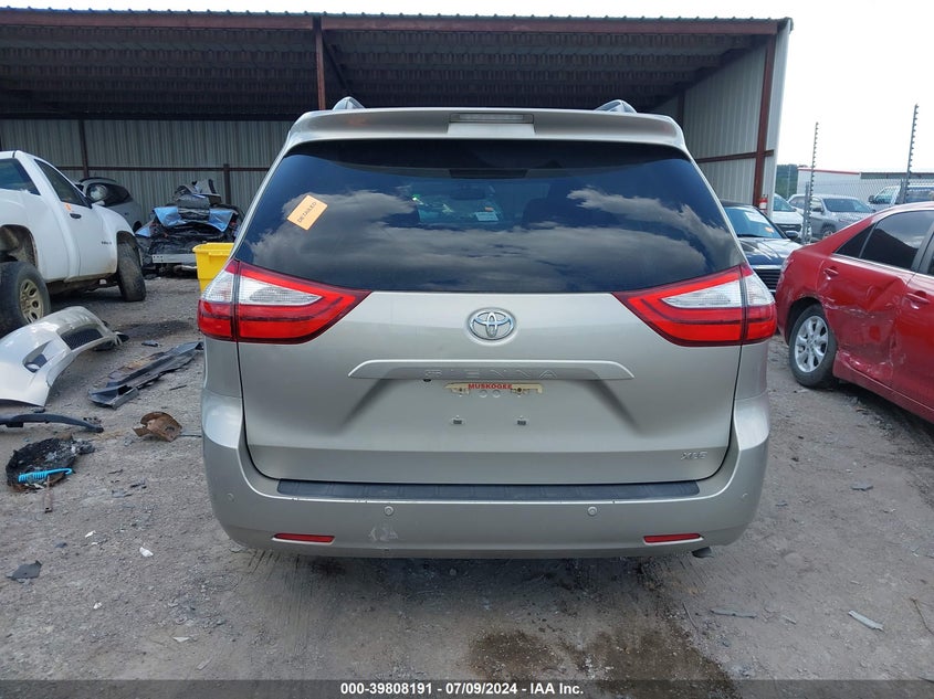 2015 Toyota Sienna Xle 8 Passenger VIN: 5TDYK3DC4FS530383 Lot: 39808191