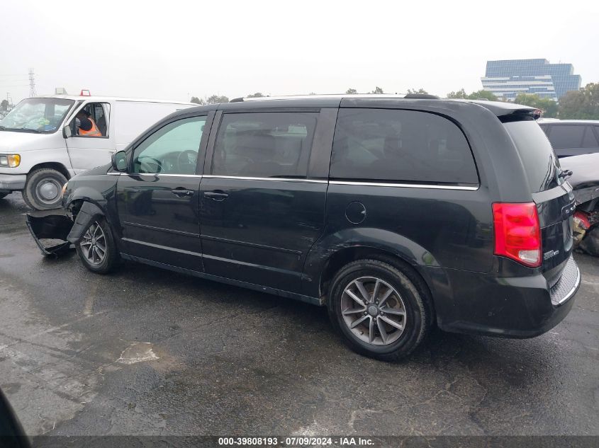 2017 Dodge Grand Caravan Sxt VIN: 2C4RDGCG0HR852668 Lot: 39808193