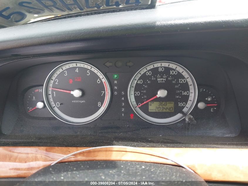 2005 Kia Amanti VIN: KNALD124555053095 Lot: 39808204